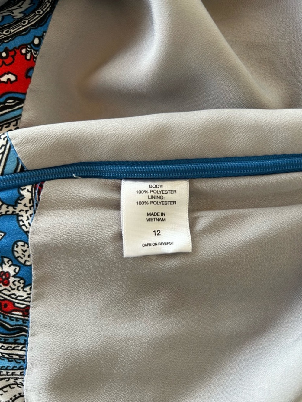 New York & Co Faux Lined Wrap Skirt. Size 12 - Picture 5 of 6